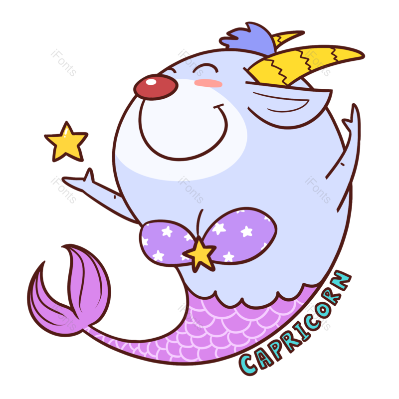 卡通图片,星座元素,十二星座PNG,免抠素材